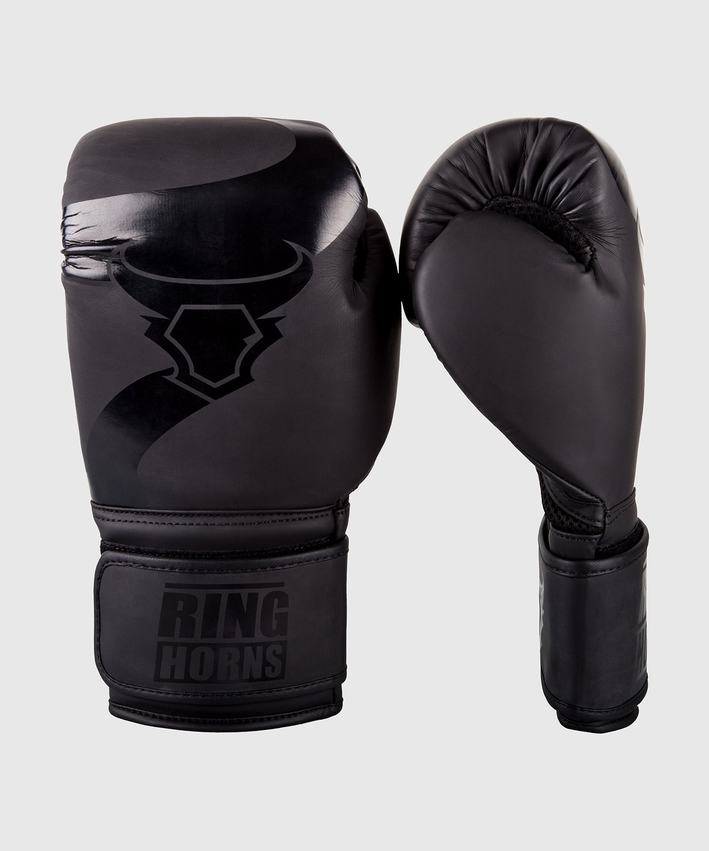 Ringhorns Charger Boxhandschuhe - Schwarz/Schwarz
