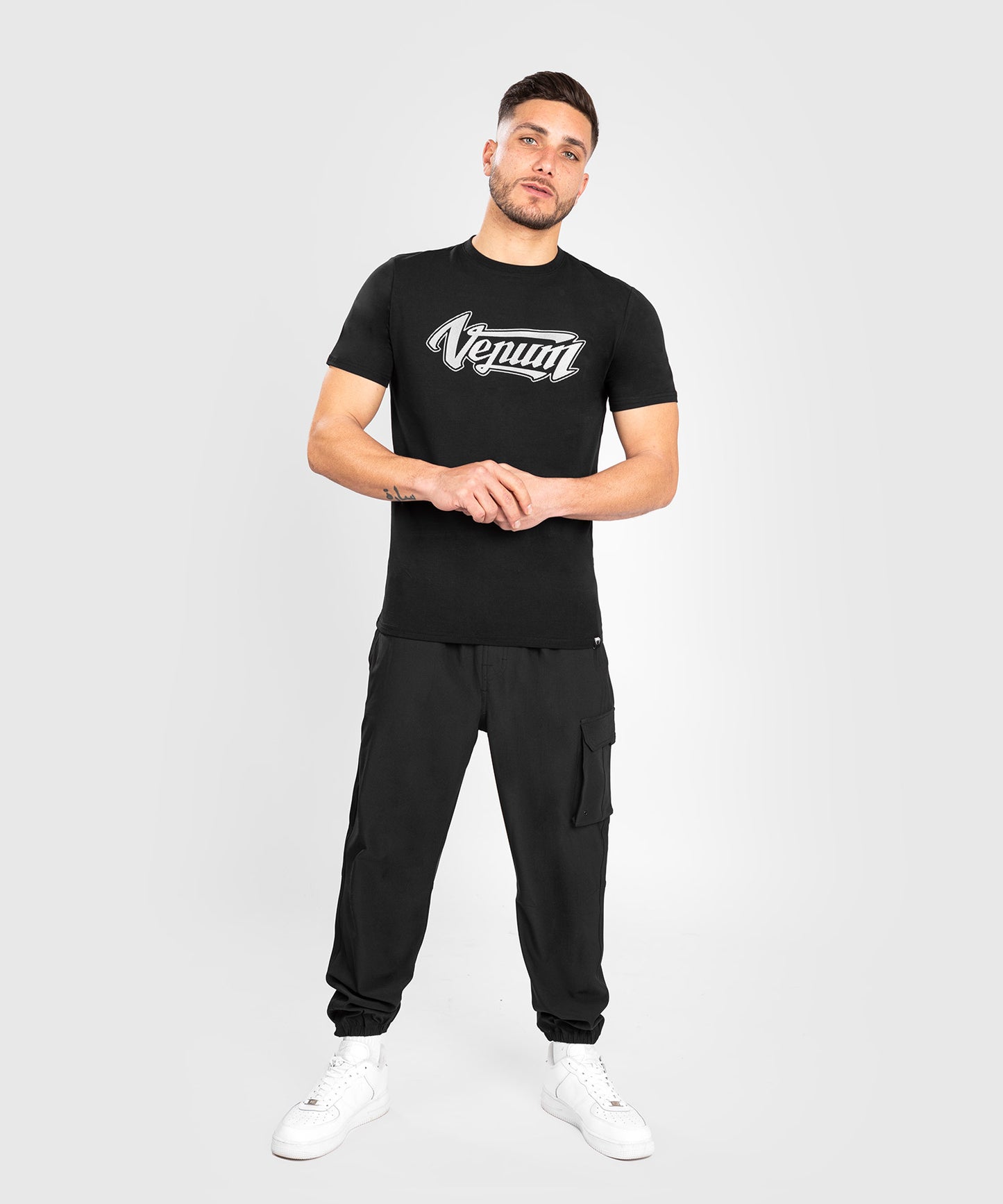 Venum Absolute 2.0 Adjusted Fit T-shirt - Black/Silver