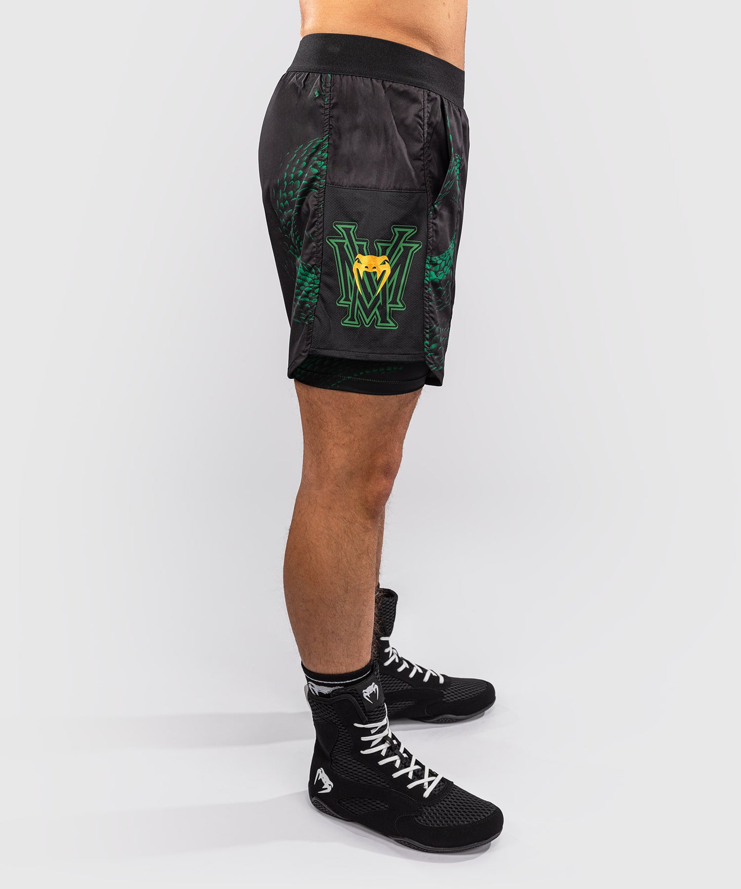 Venum Matupa Training Shorts - Black/Green/Gold