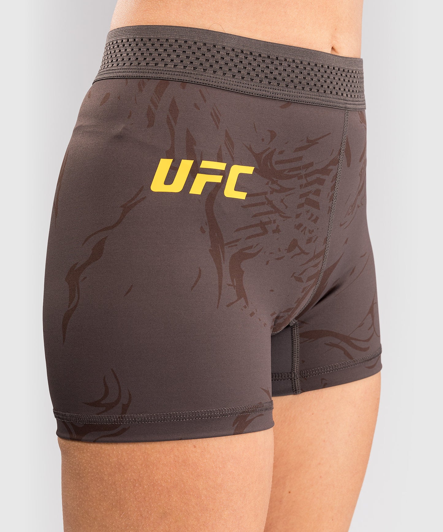 Short de compression pour Femmes UFC Fusion by Venum Fight Week - Marron Terrestre