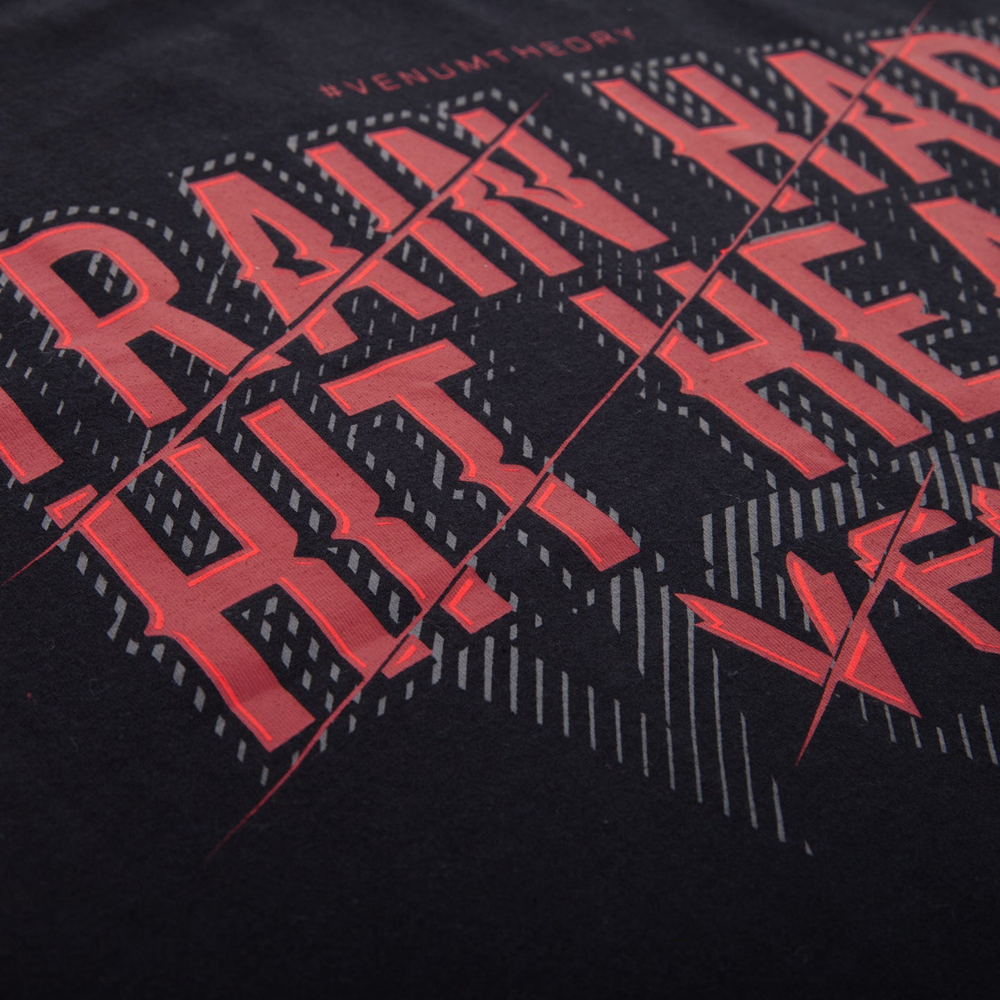 Venum T-shirt Train Hard Hit Heavy - Noir