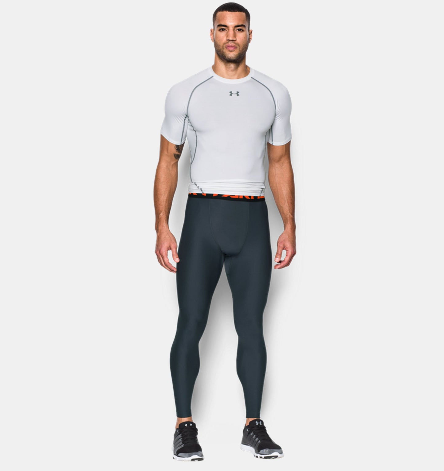 Legging Under Armour HeatGear® pour homme - Gris/Orange