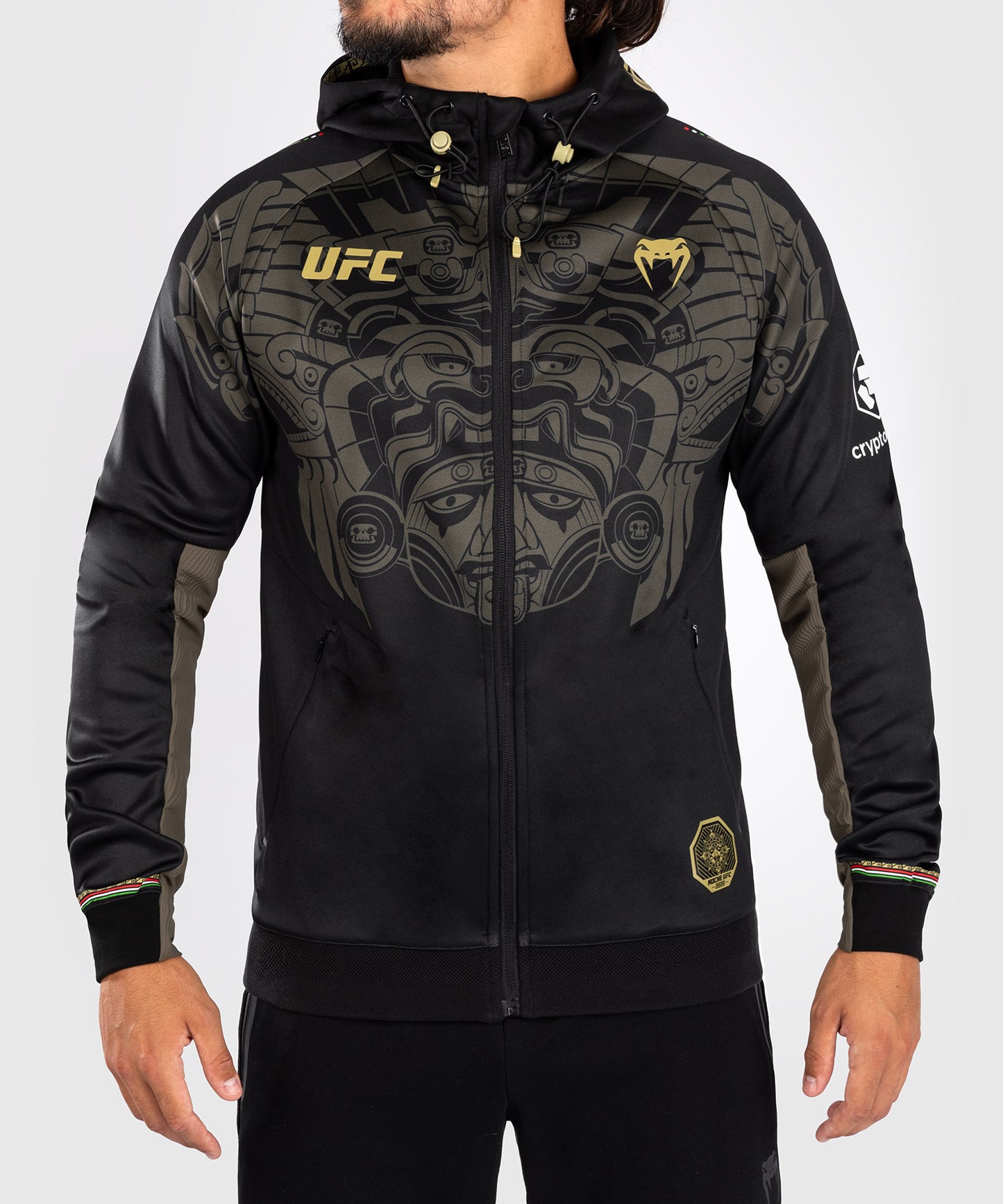 Noche UFC by Venum Authentic Fight Night Sweat à capuche pour homme - Noir