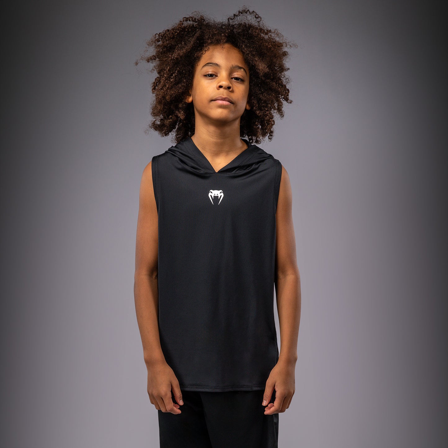 Sweat à capuche sans manches Dry Tech pour Enfants Venum Elite - Noir