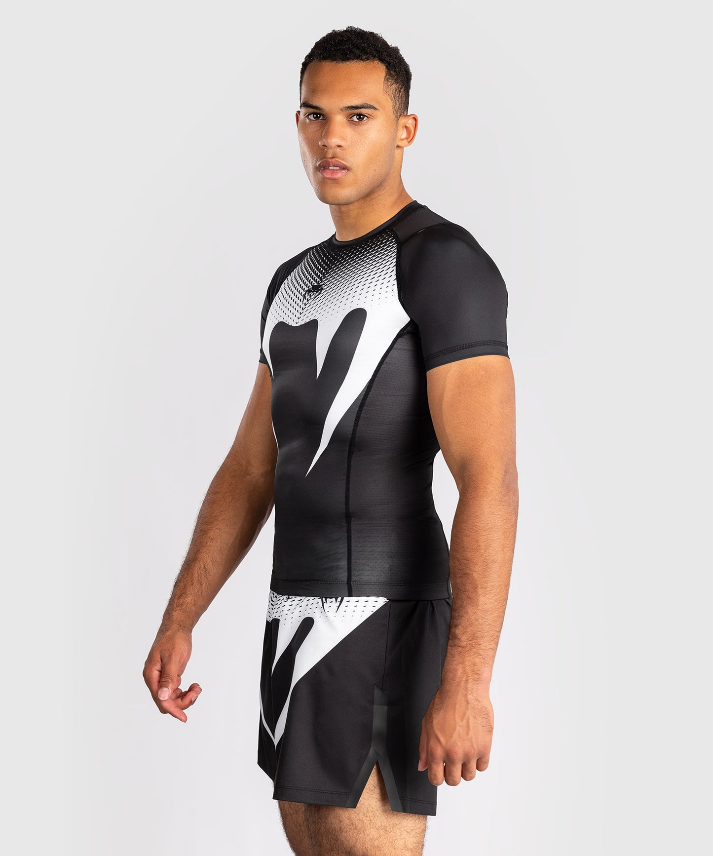 Venum No Gi Rashguards - Nero/Bianco
