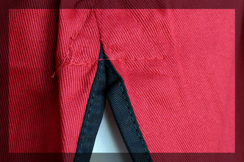 Veste de Kung-Fu Rouge FUJIMAE