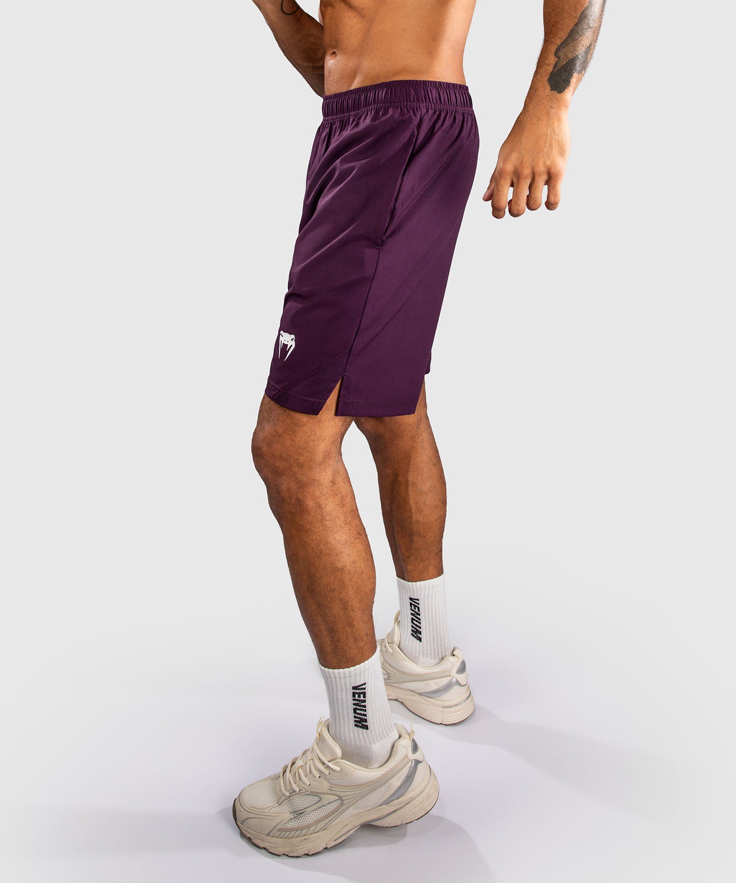 Short d'entraînement Venum Contender - Violet foncé/Blanc