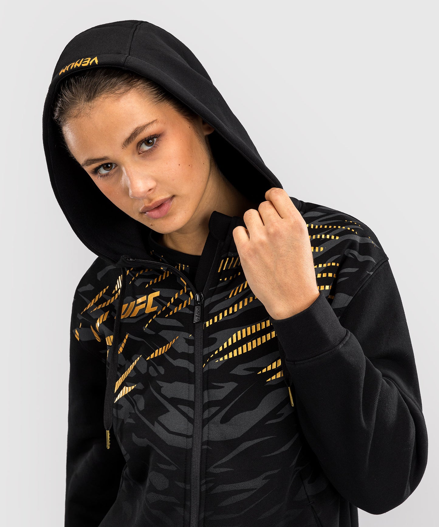 UFC Fusion by Venum Replica Women's Zip Hooded Jacket - Champion