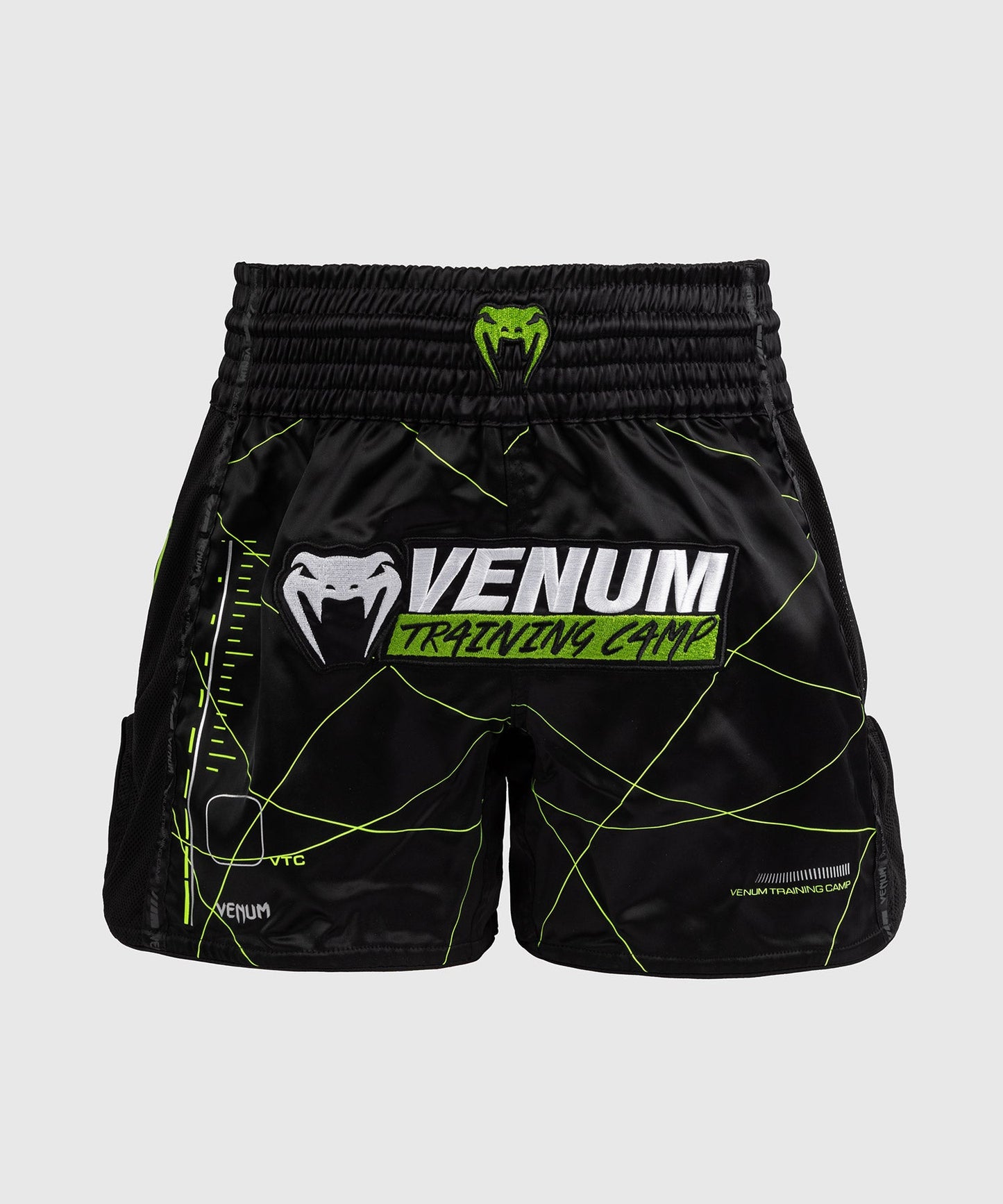 Venum Training Camp 4.0 Muay Thai Shorts - Schwarz/Fluo Grün