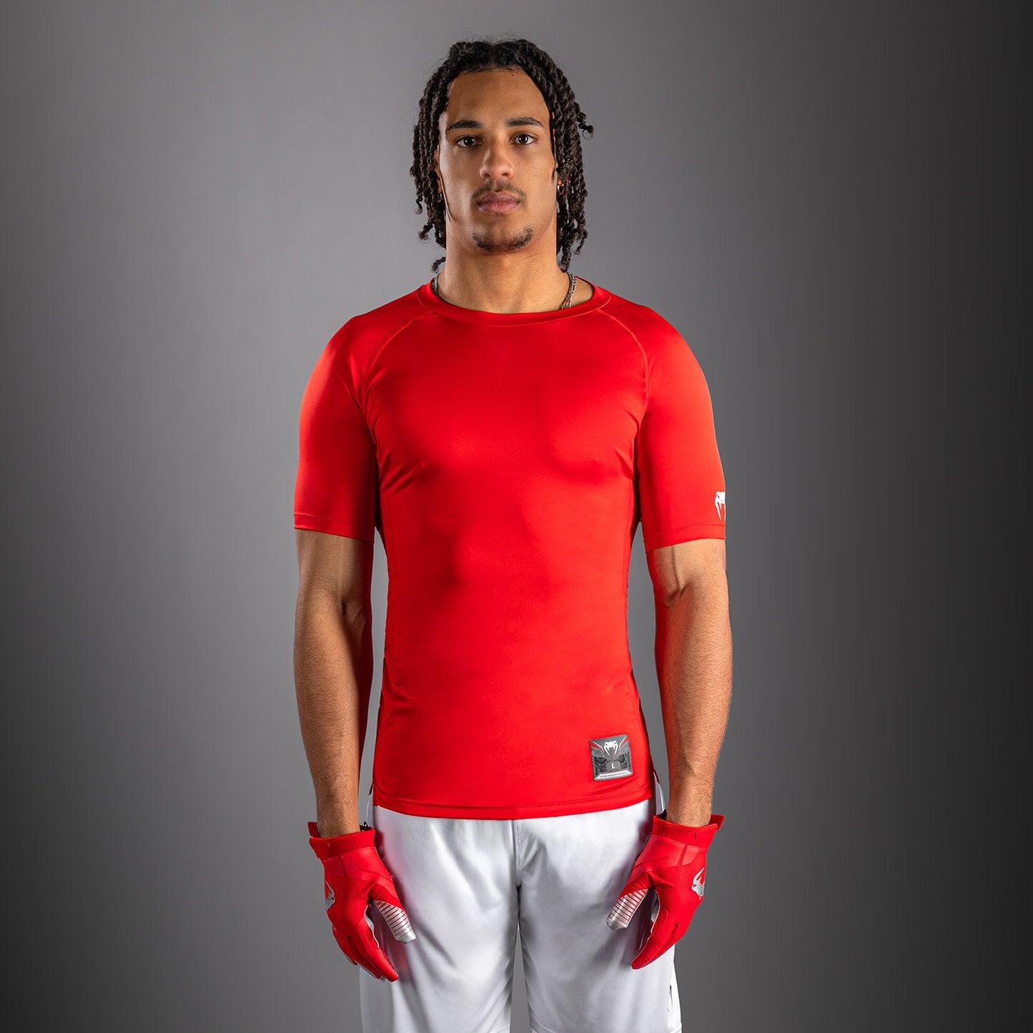 T-shirt de Compression Venum Lineup - Rouge/Blanc