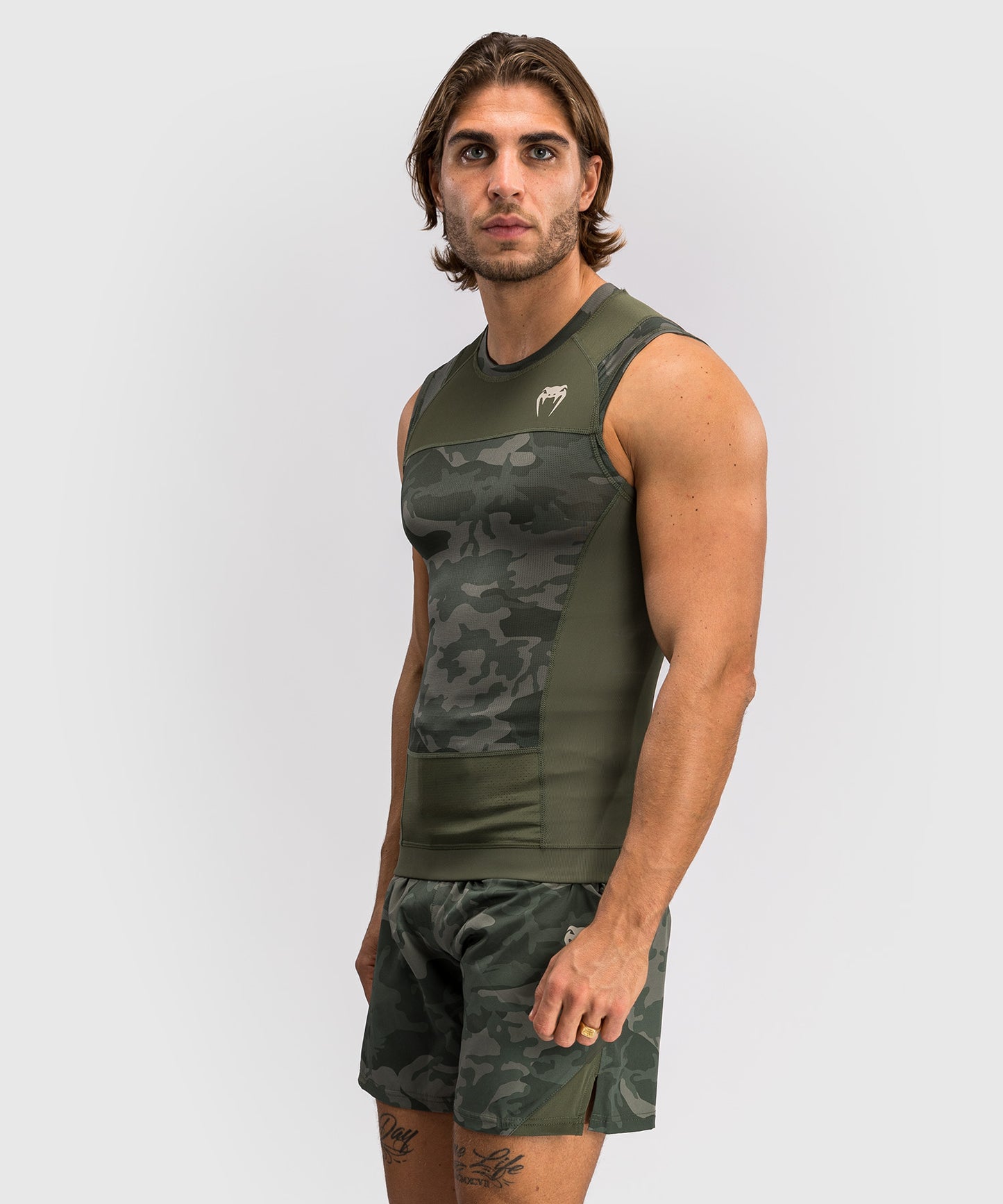 Venum G-Fit Air Ärmellose Rashguard für Herren - Camo Military