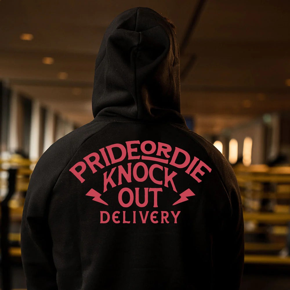 Kapuzen-Sweatshirt Pride Or Die Knockout Delivery