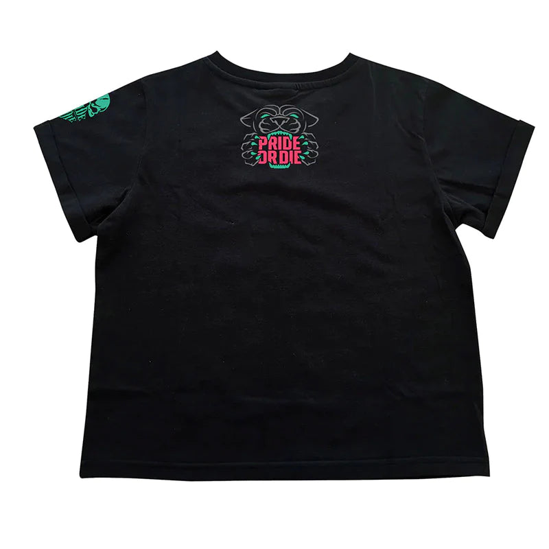T-Shirt Pride Or Die Stay Hungry - Noir