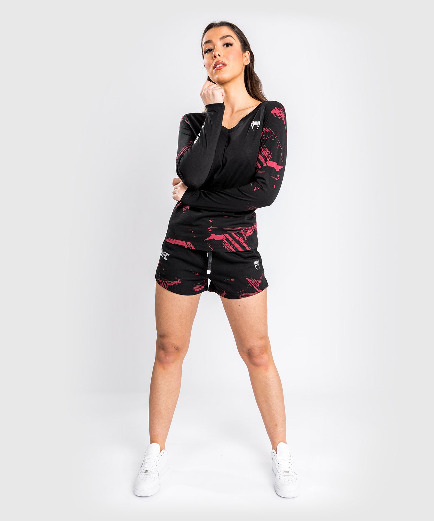 Short UFC Venum Authentic Fight Week 2.0 - Pour Femmes - Noir/Rouge