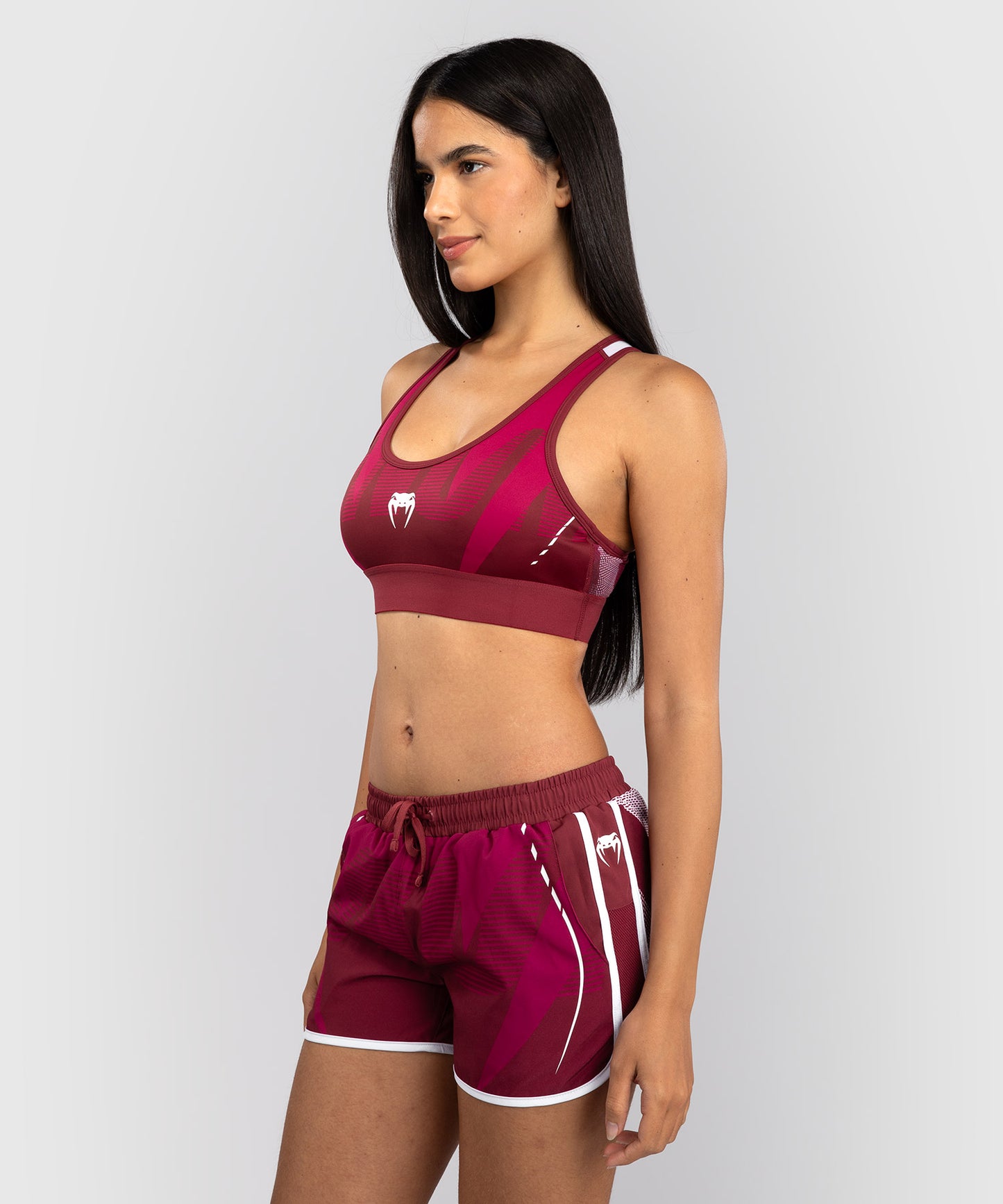 Brassière de Sport Femme Venum Adrenaline – Bordeaux/Rose