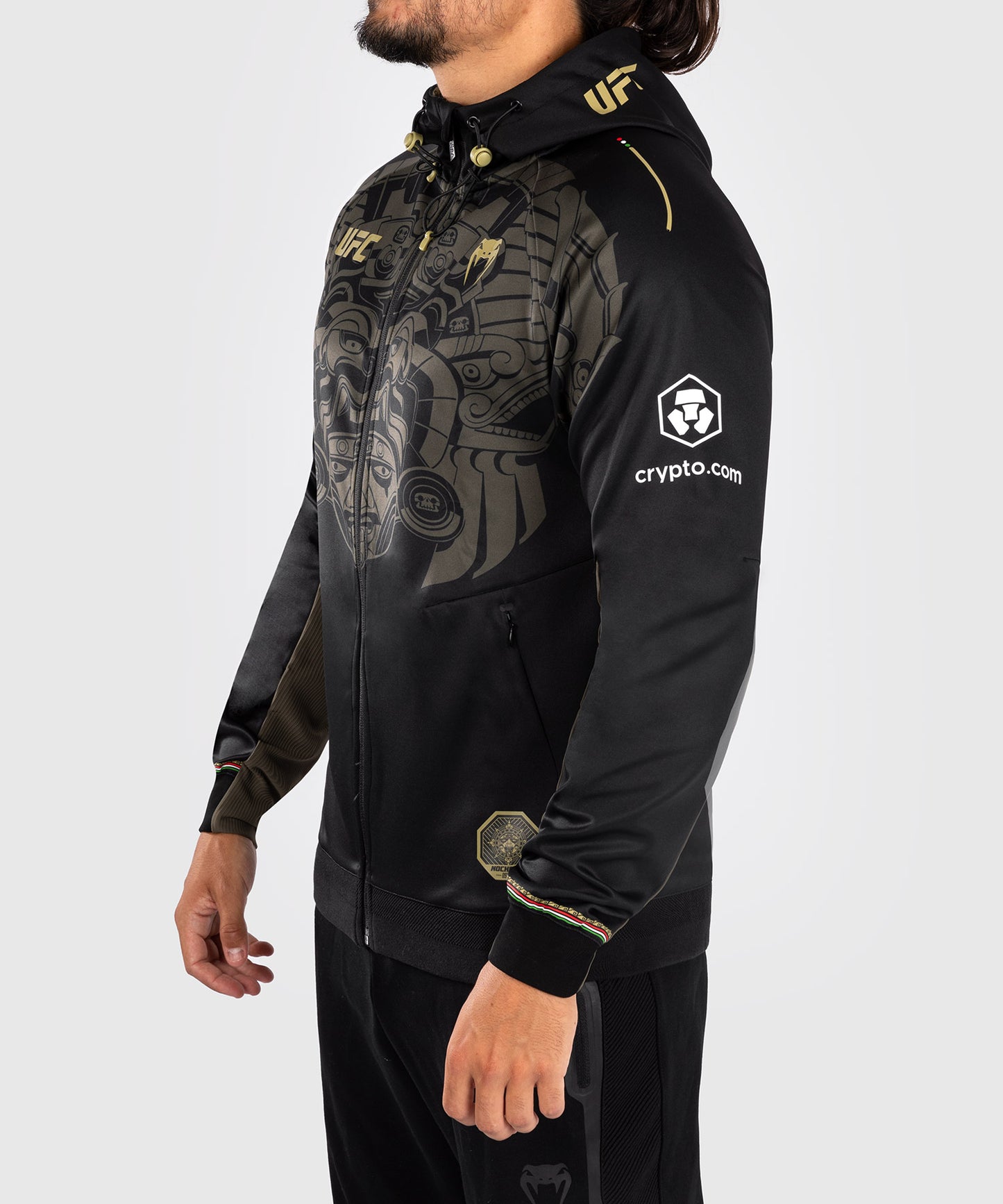Noche UFC by Venum Authentic Fight Night Sweat à capuche pour homme - Noir