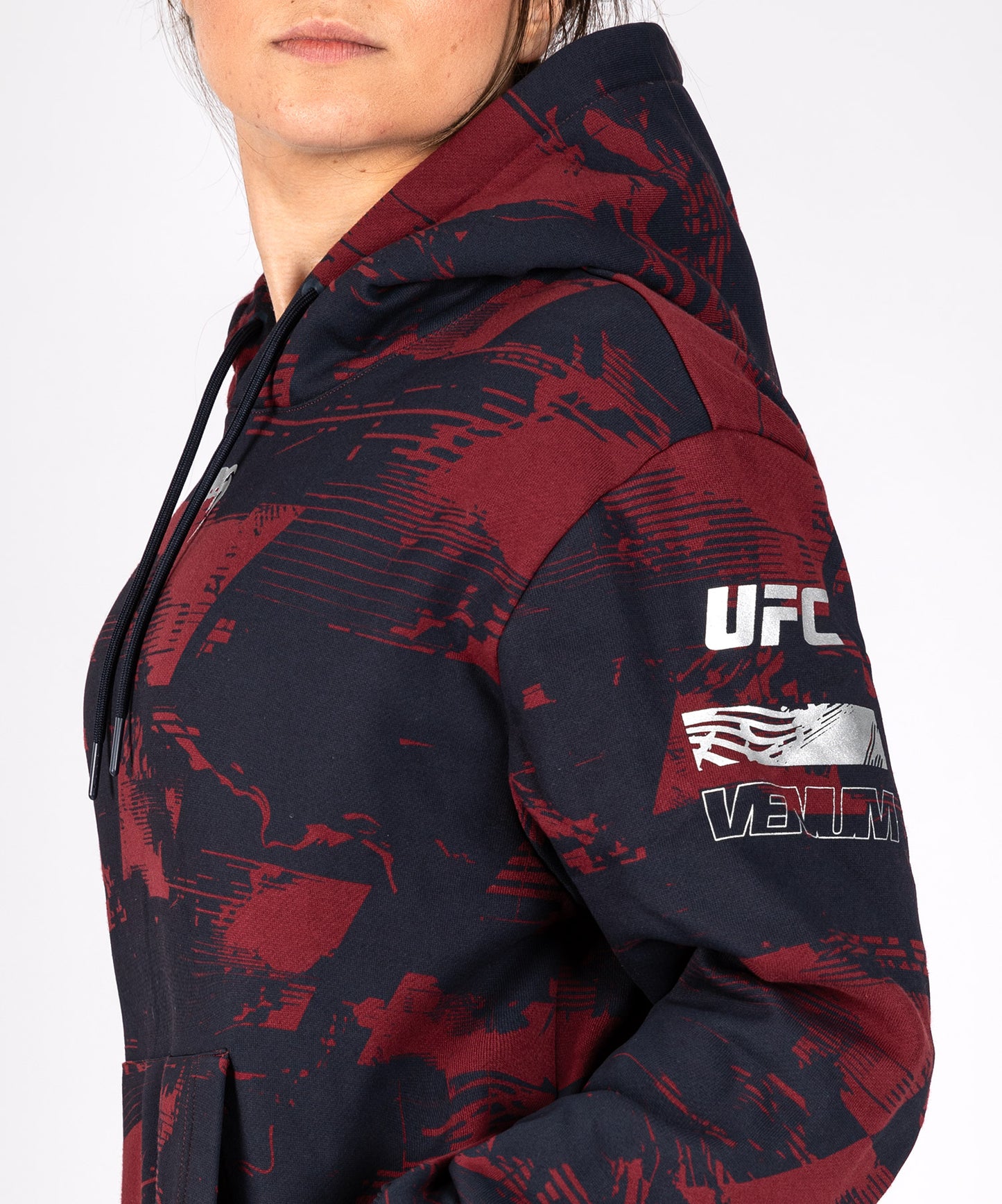 UFC Zenith by Venum Authentic Fight Week Sudadera Mujer - Azul marino/Burdeos/Plateado