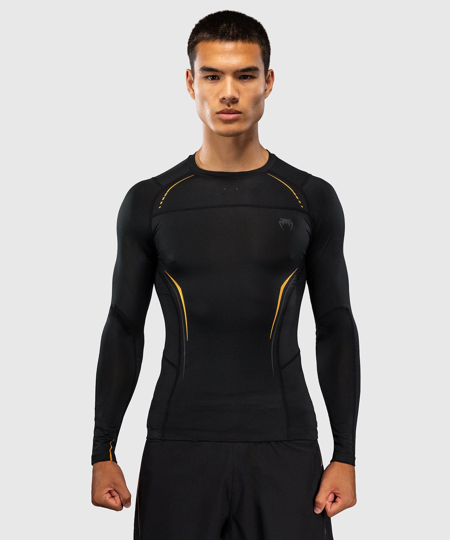 Venum G-Core Langarm Rashguard - Schwarz/Gold