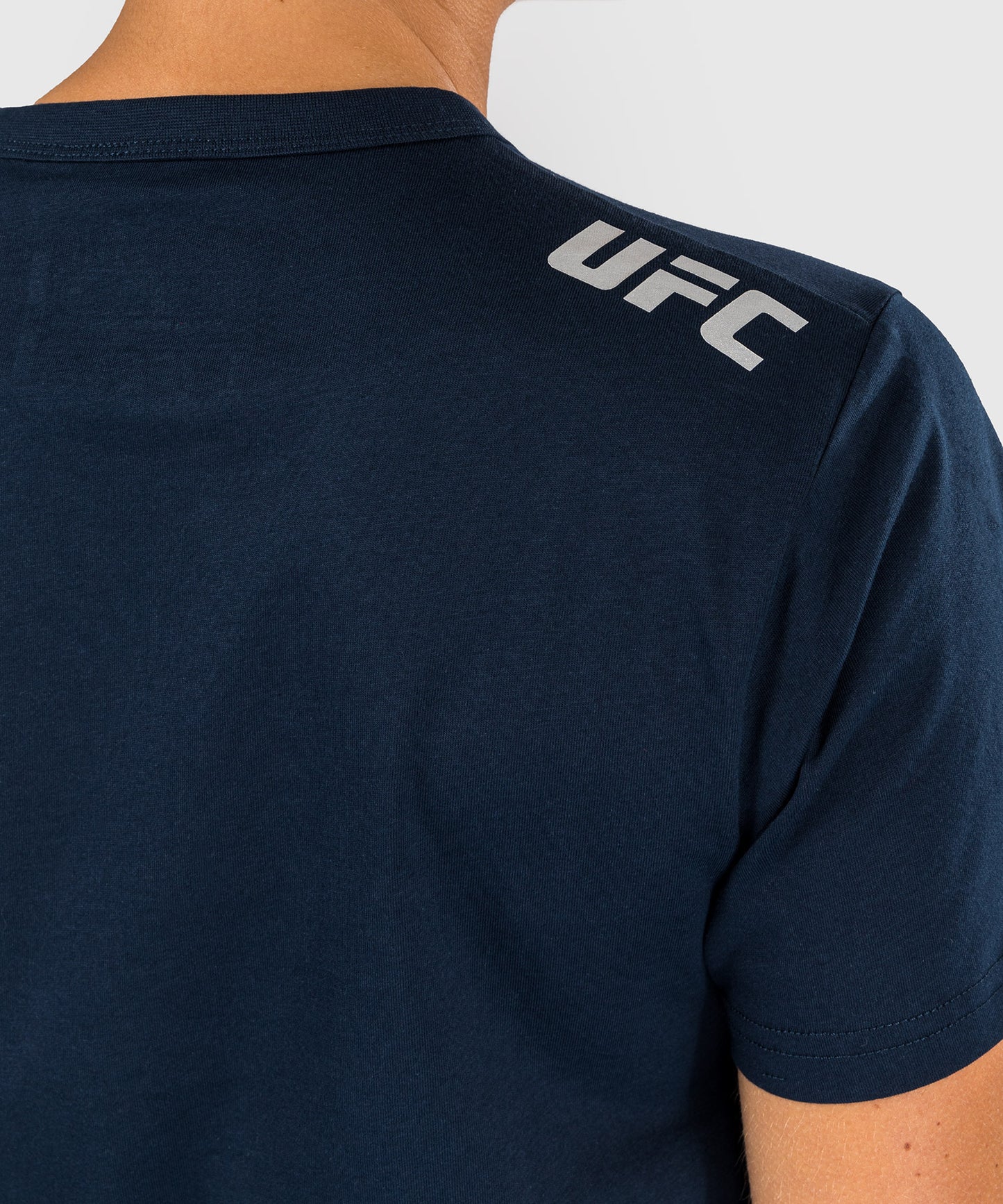 UFC Fusion by Venum Fight Week Camiseta de Manga Corta de Algodón para Mujer - Solid Azul oceánico