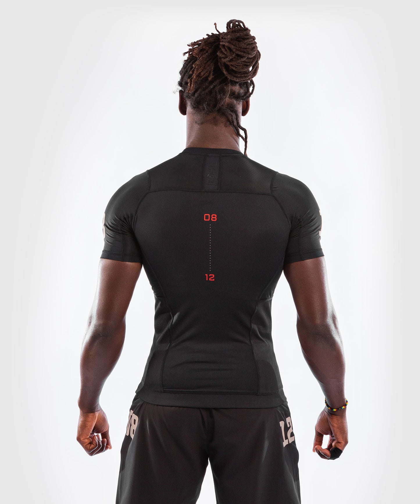 Venum Loma 08-12 Short Sleeve Rashguard - Black