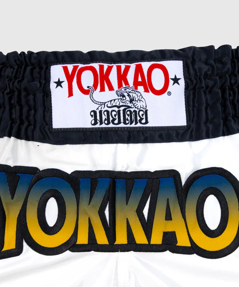 Yokkao The Flame Muay Thai Shorts - White