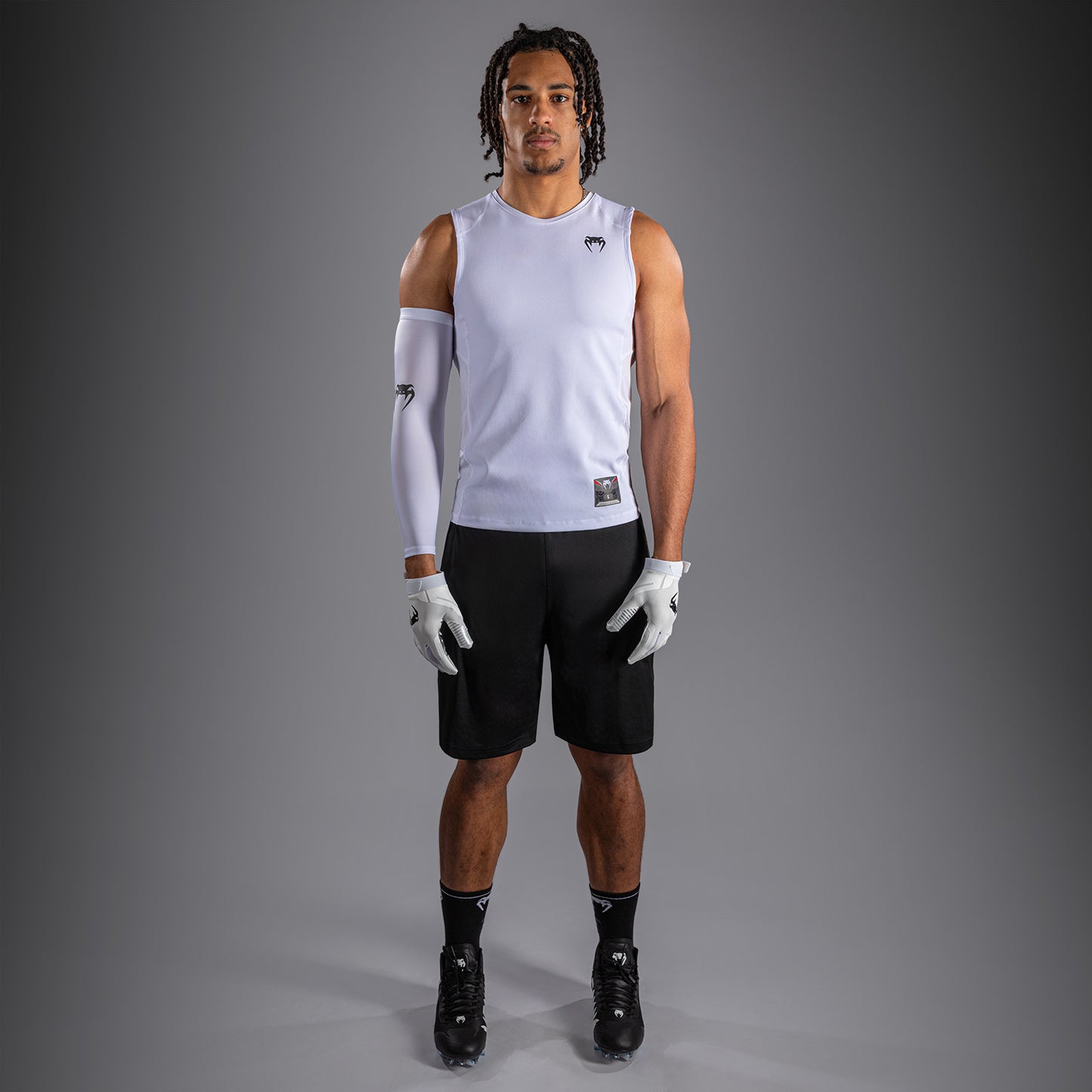 Maillot de Compression sans manches Venum Elite Football - Blanc