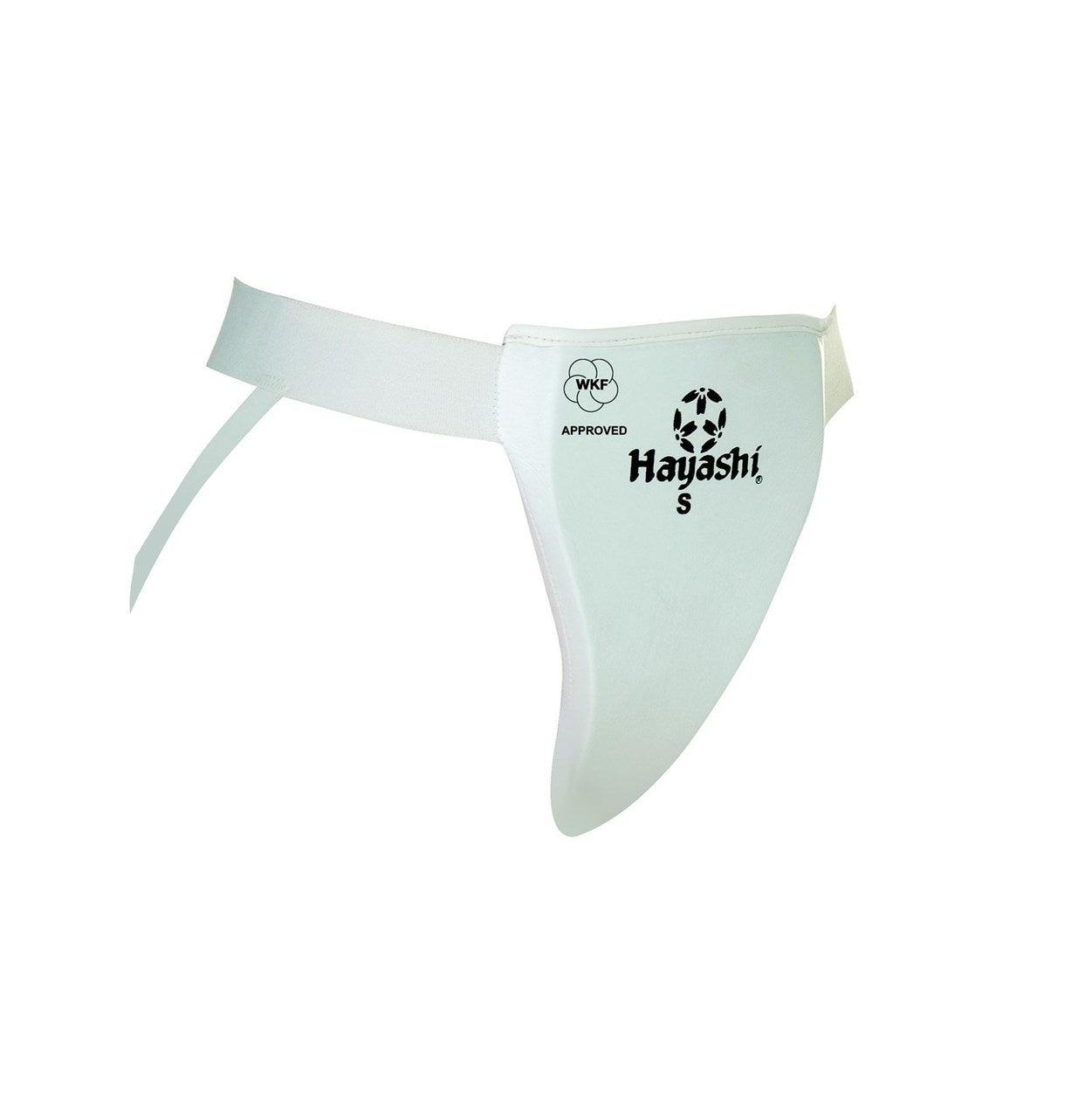 Coquille de protection Femme Hayashi - Approuvée WKF - Blanc