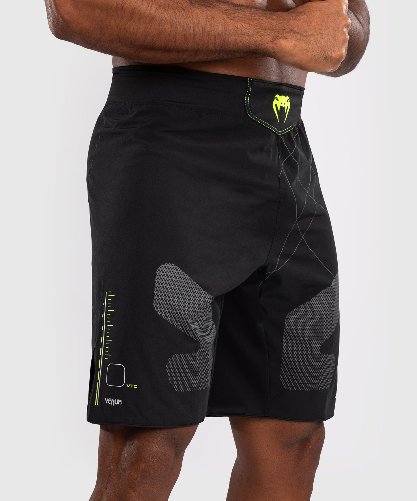 Venum Training Camp 4.0 FightShort - Schwarz/Neo-Grün