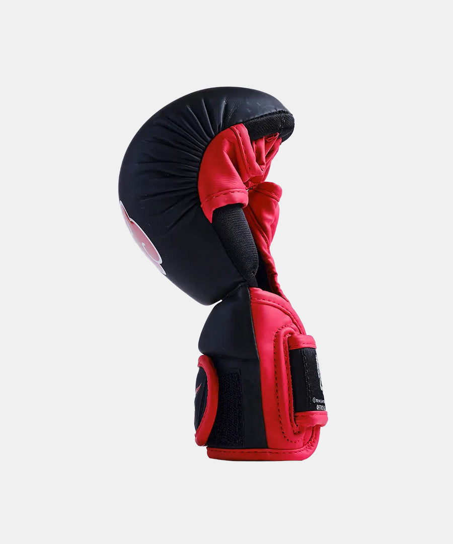 Elion x Naruto Akatsuki Guantes de Sparring MMA - Negro/Rojo