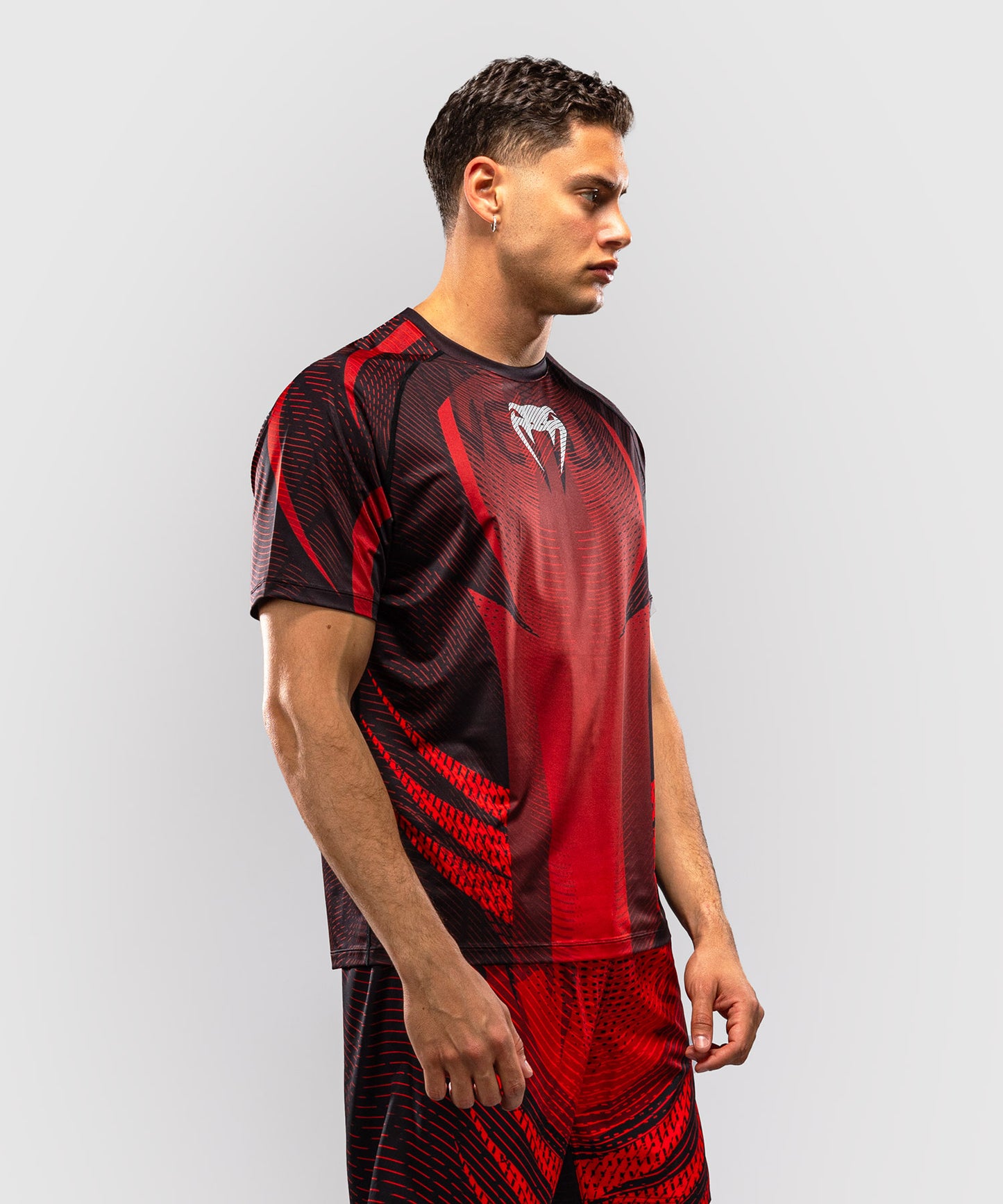 Venum Galactic 3.0 Maglietta Dry Tech - Rosso/Argento