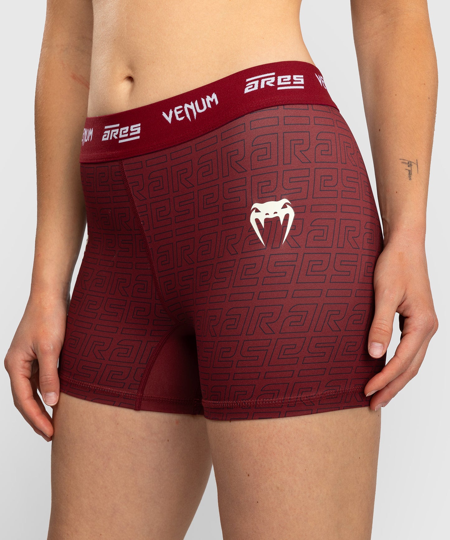 Venum x Ares Pantalones Vale Tudo para Mujer - Burdeos