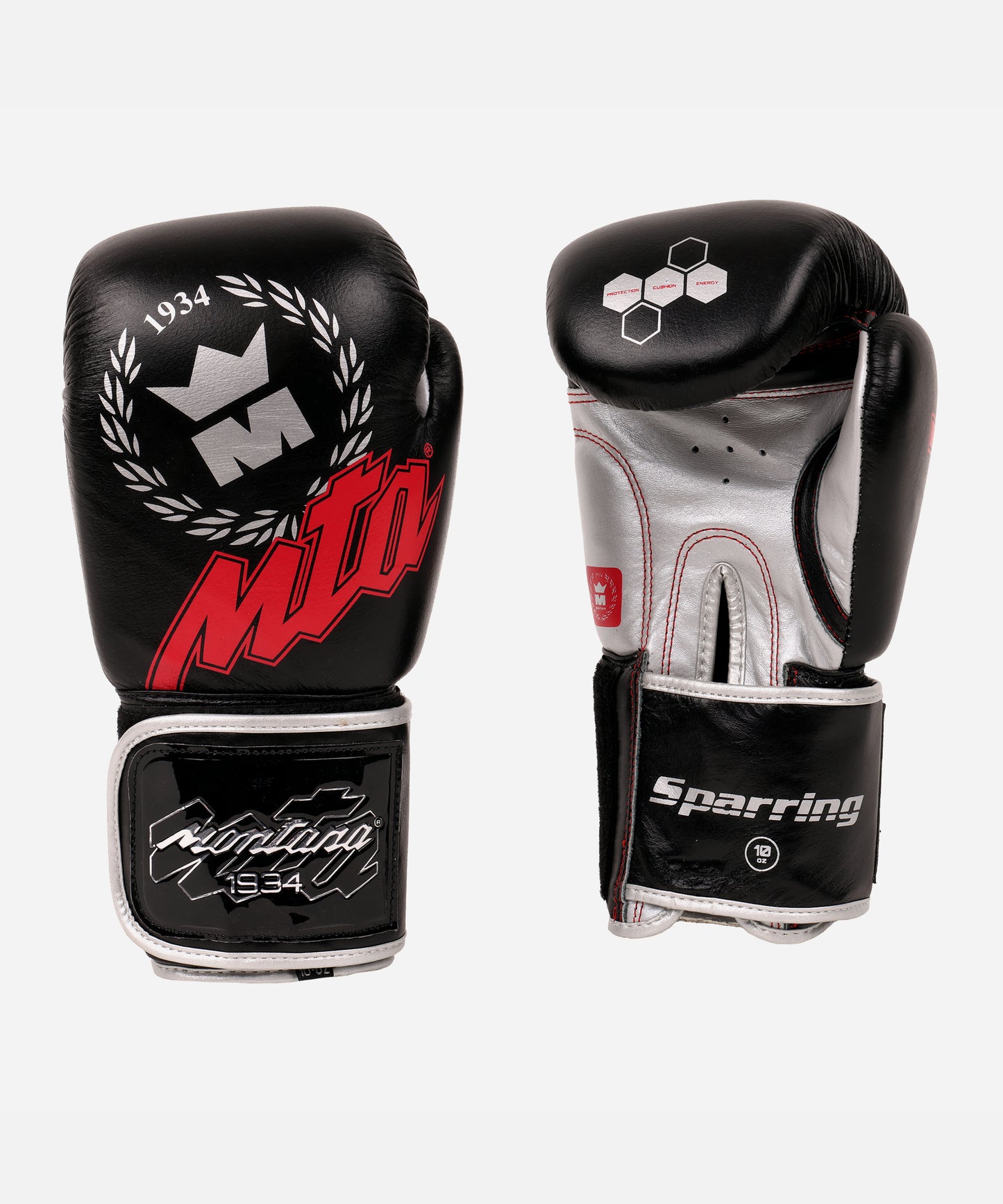 Montana Identity MMA-Sparring-Handschuhe - Schwarz