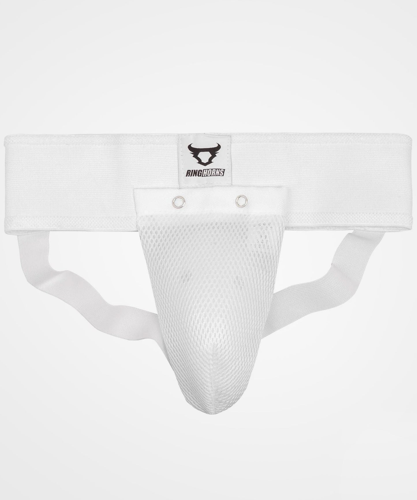 Ringhorns Charger Kids Groin Guard and Cup – White