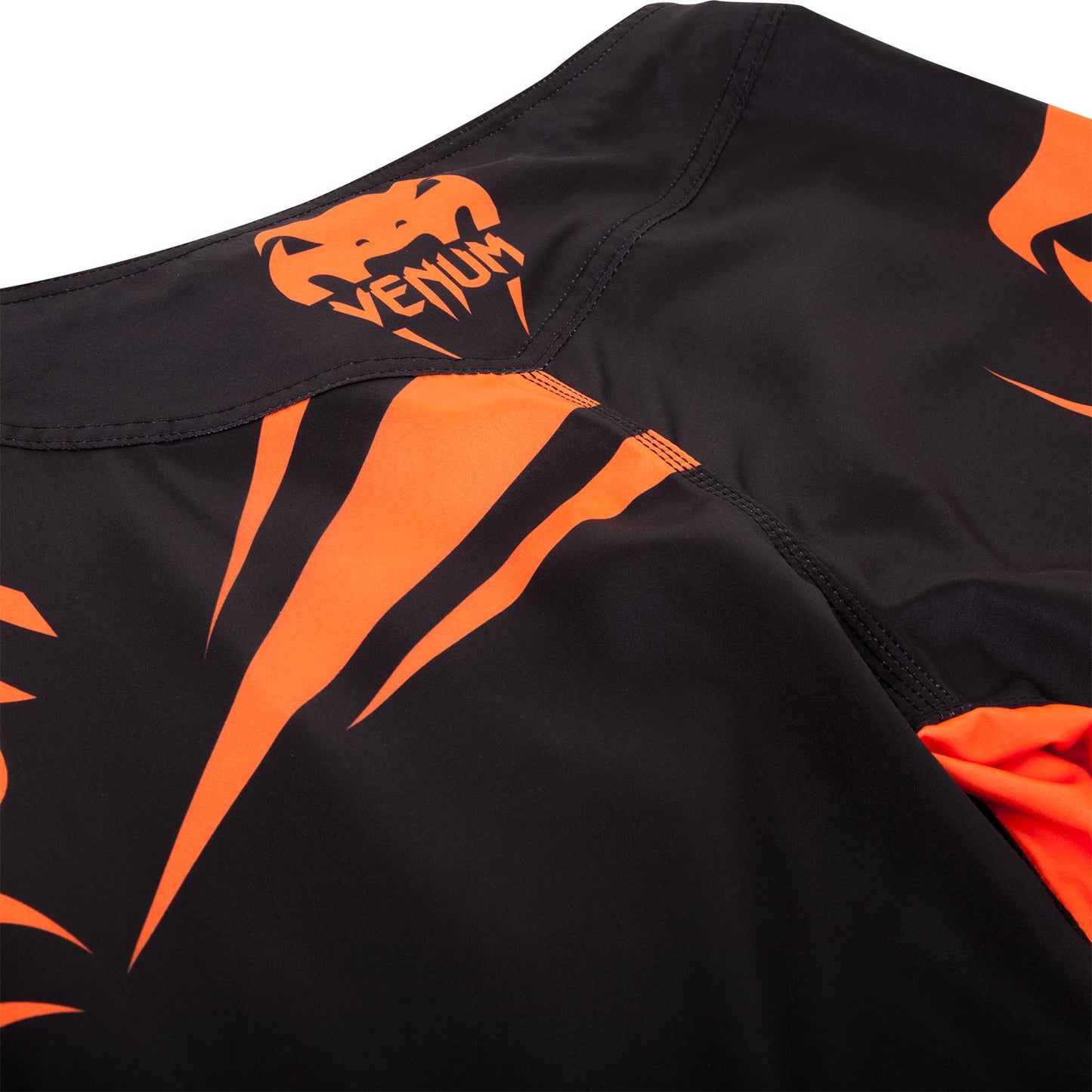 Fightshort Venum Challenger - Black/Orange Fluo