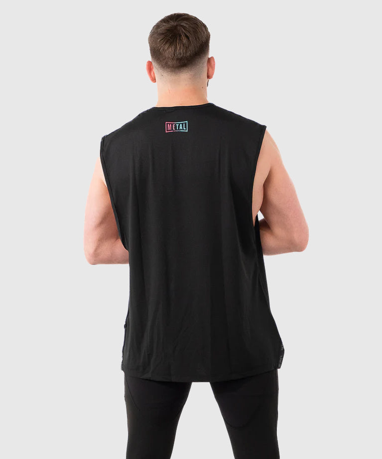 Miami Metal Boxing Tank Top - Black
