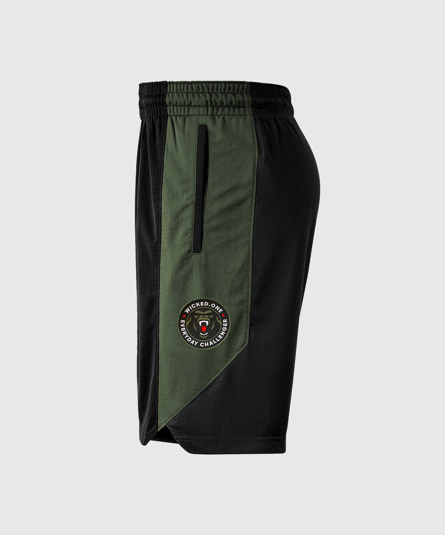 Wicked One Whacks Pantalones Cortos de MMA - Negro/Caqui
