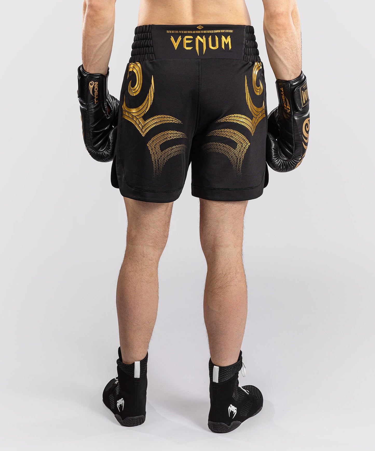 Venum x Mike Tyson Tiger Pantalón Corto de Boxeo Tiger - Negro/Oro