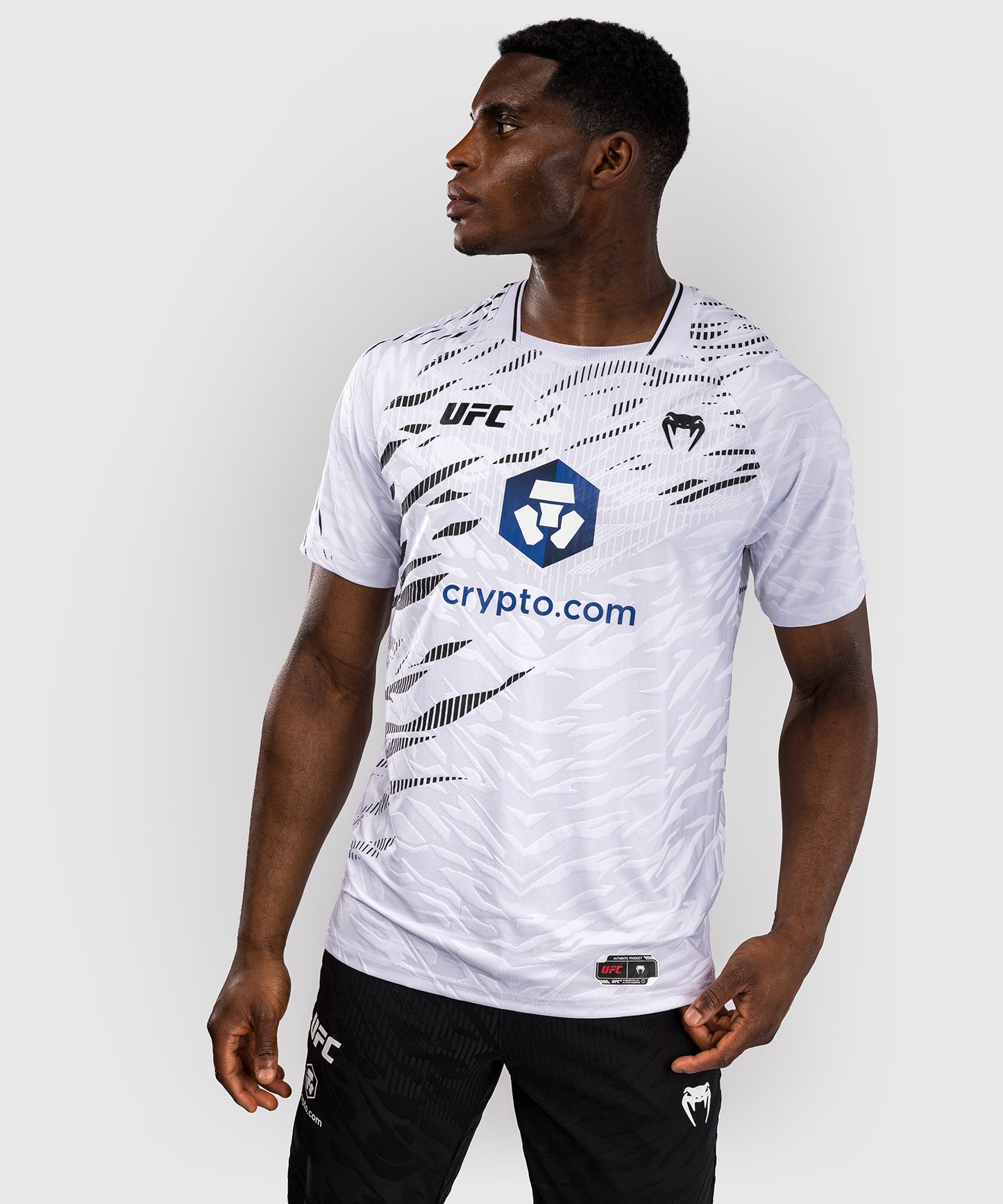 UFC Fusion by Venum Authentic Fight Night Dry-Tech T-Shirt für Männer - Weiß