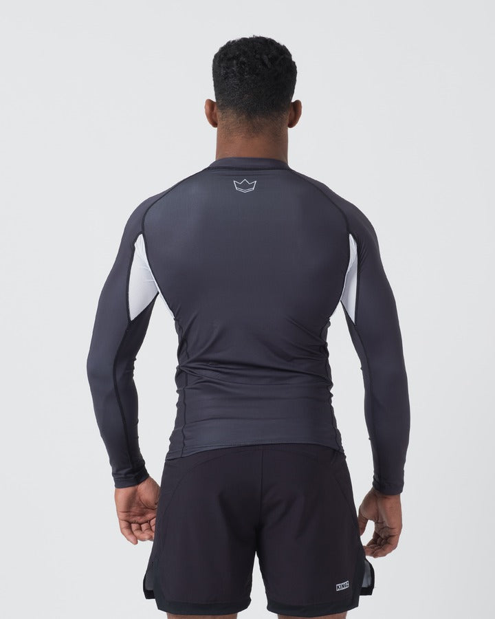 Rashguard À Manches Longues Kingz Ranked Performance V2 - Noir