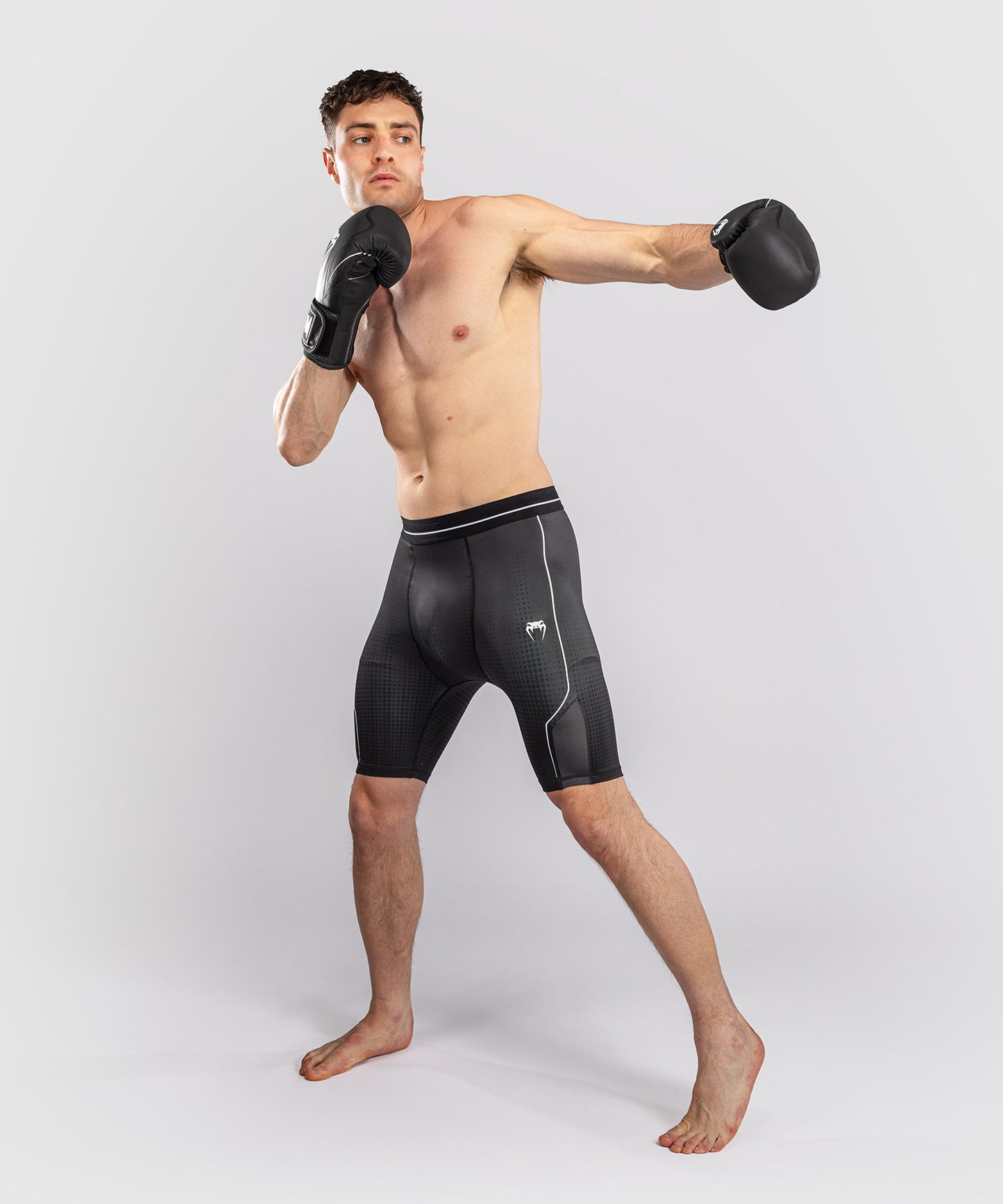 Short de Compression Venum Stealth Vale Tudo – Noir/Blanc