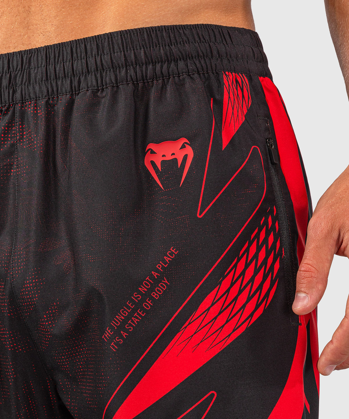Venum Amazonia Reborn Pantaloncini da allenamento - Nero/Rosso