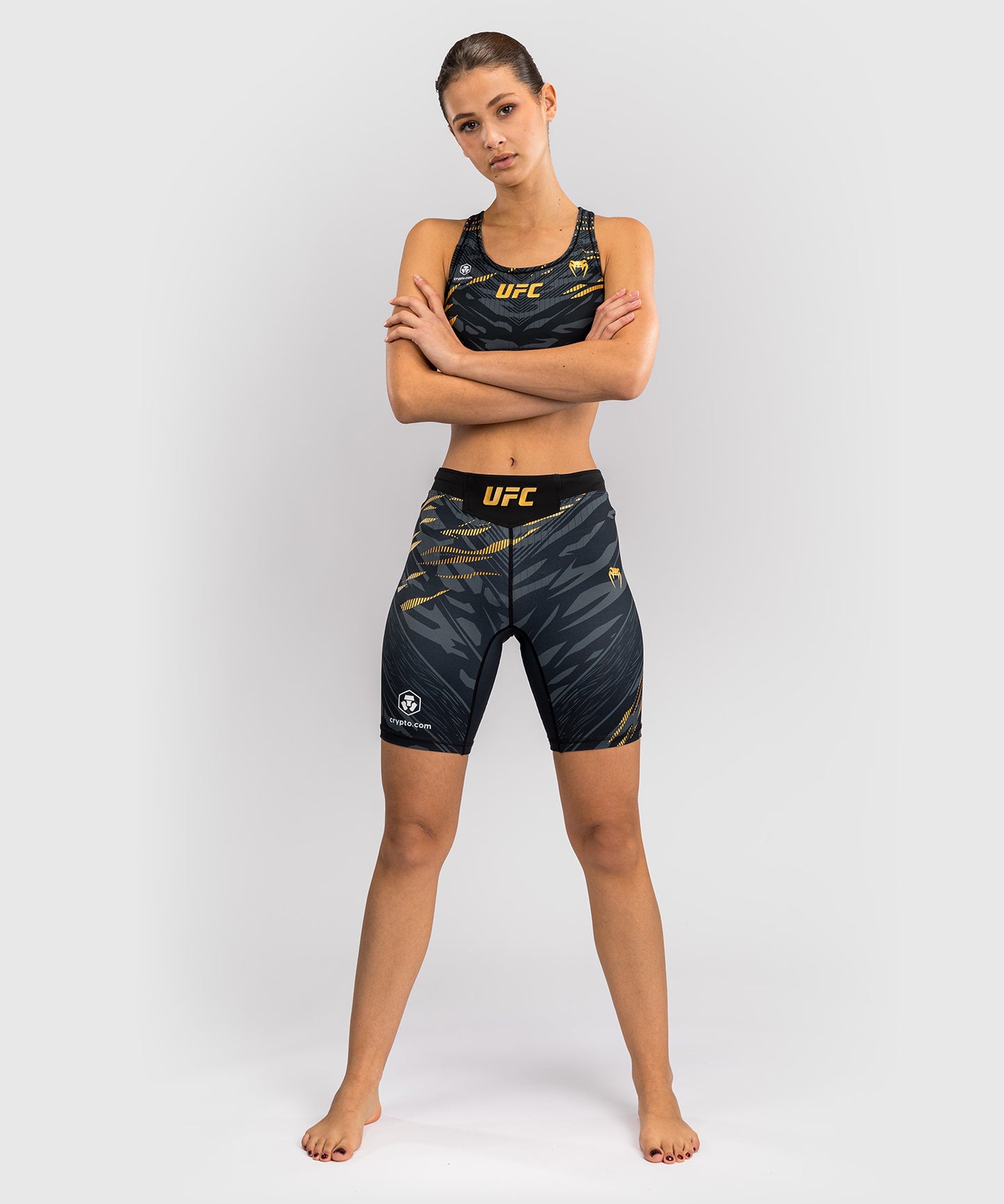 Shorts Vale Tudo pour Femmes UFC Fusion by Venum Authentic Fight Night - Coupe Longue - Champion