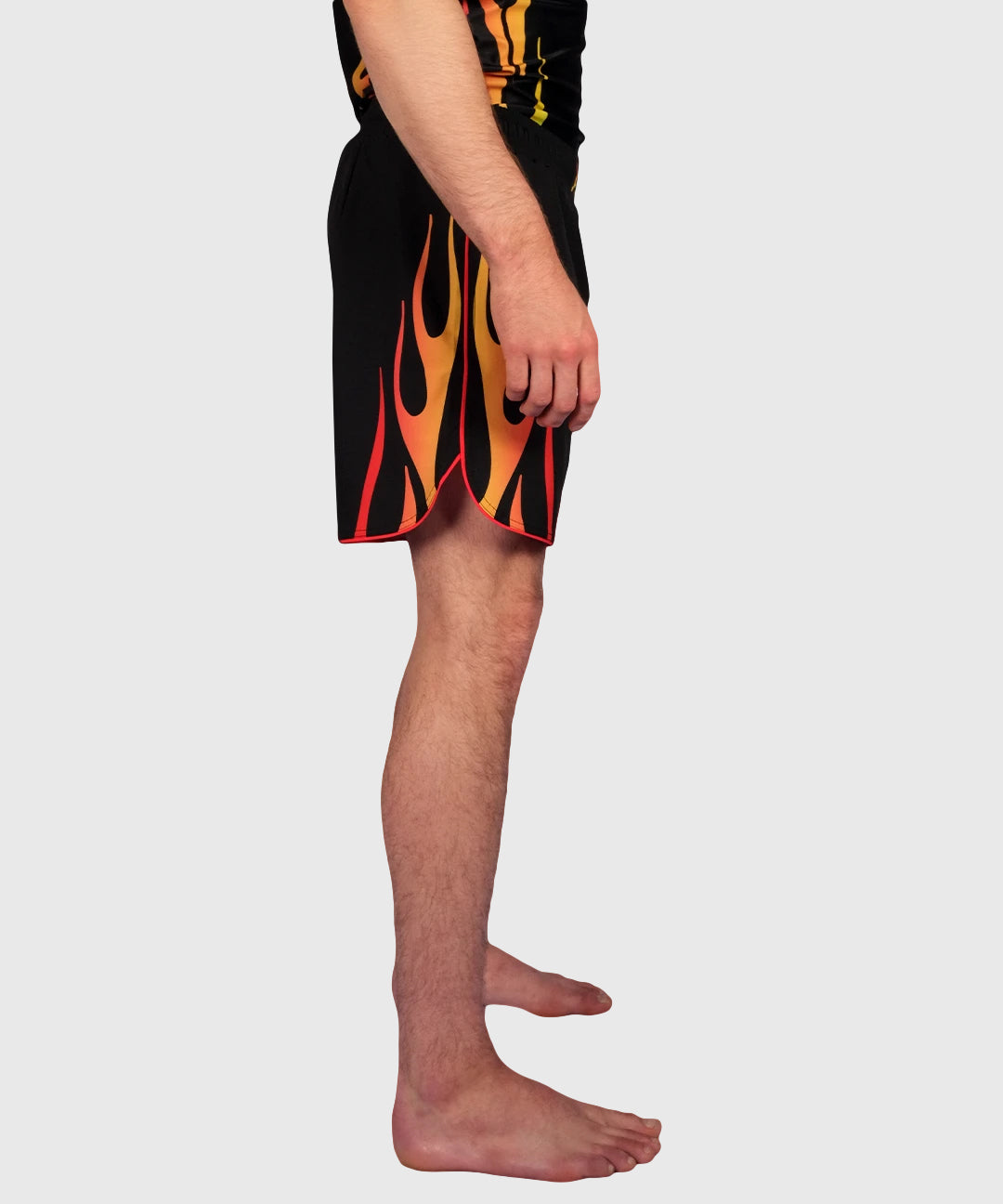 Fightshort Scramble 1998 Fire - Noir/Rouge