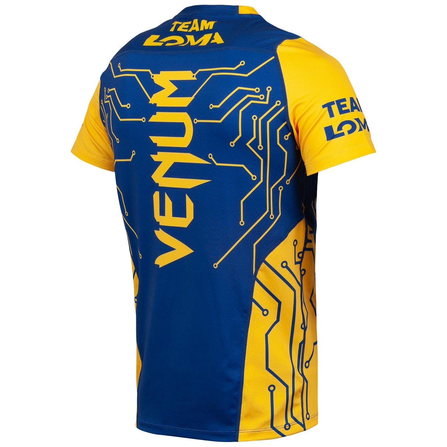 Dry Tech Venum Loma Fight T-shirt - Blue/Yellow