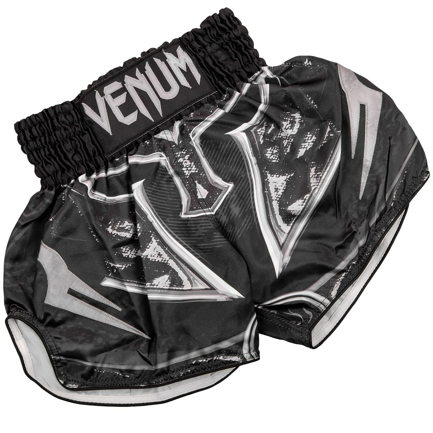 Short Muay Thai Venum Gladiator 3.0 - Noir/Gris - Exclusivité