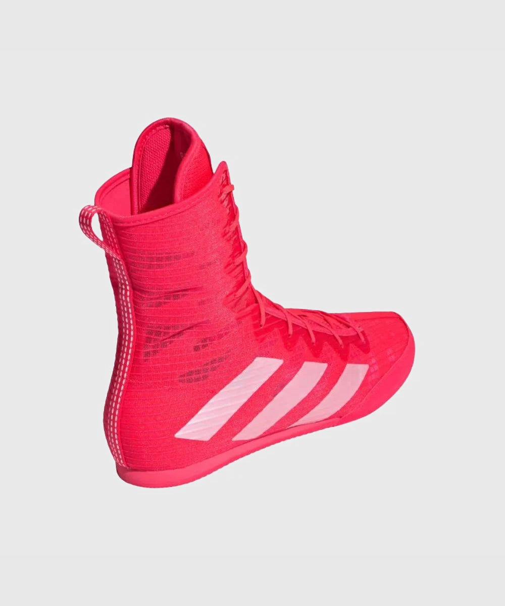 Adidas Box Hog 4 Boxschuhe - Rot/Weiß