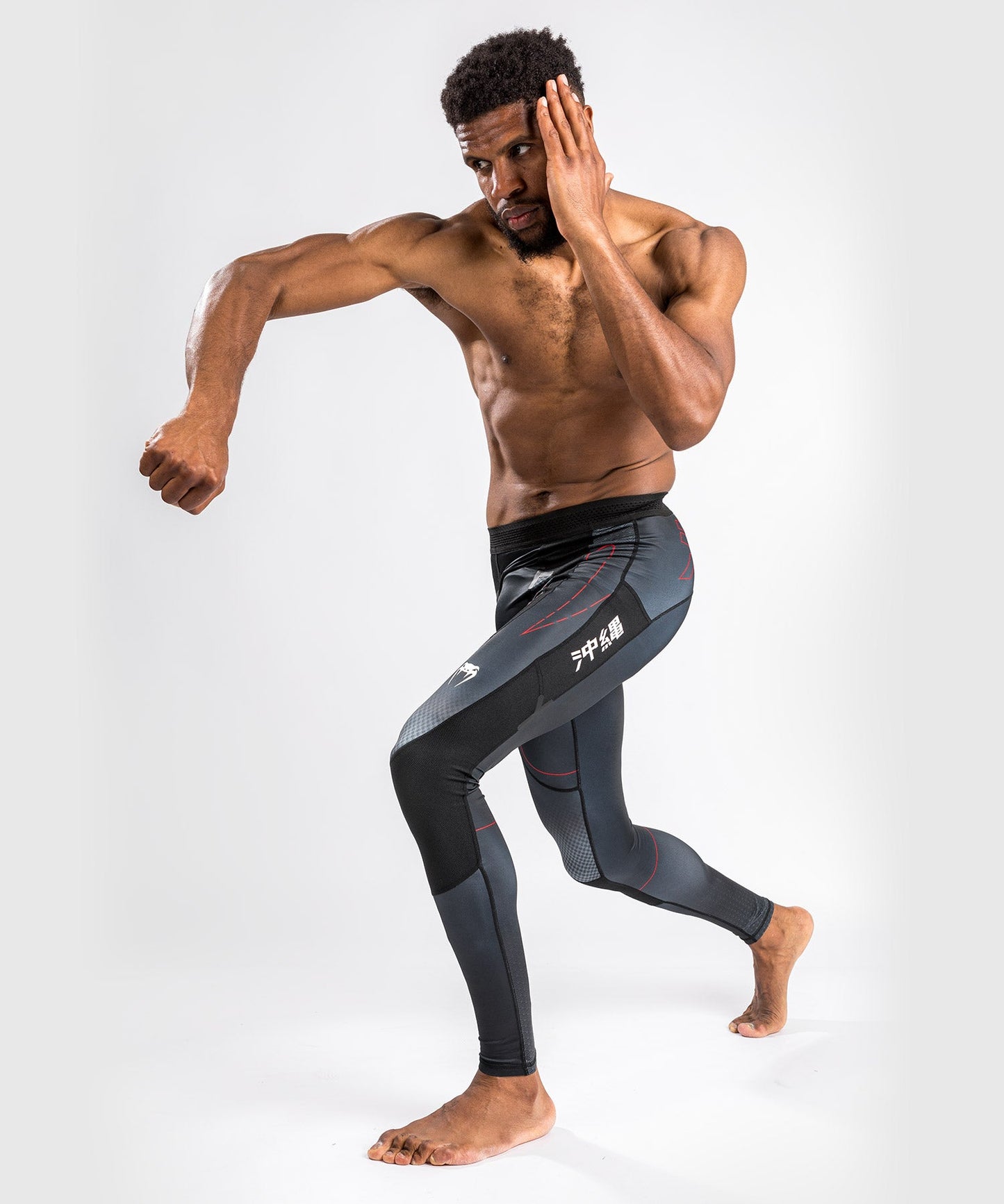 Venum Okinawa 3.0 Compression Pants - Black/Red