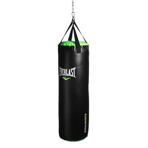 Sac de frappe Lourd Everlast Biling Everstrike - Plein - 31 Kg - Noir/Vert