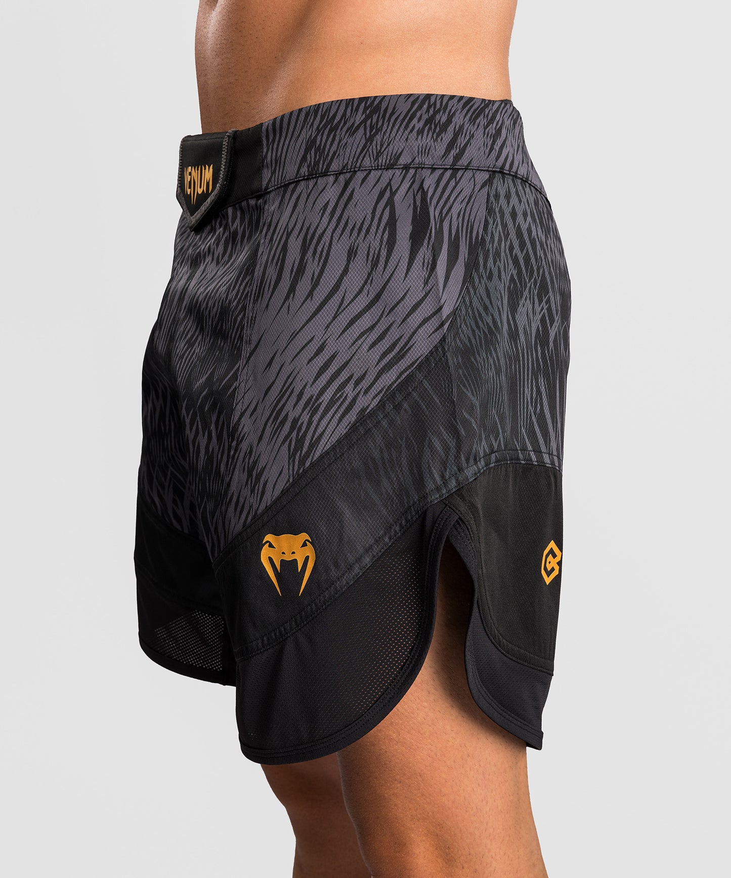 Venum x Chimaev Kampfshorts - Schwarz/Grau