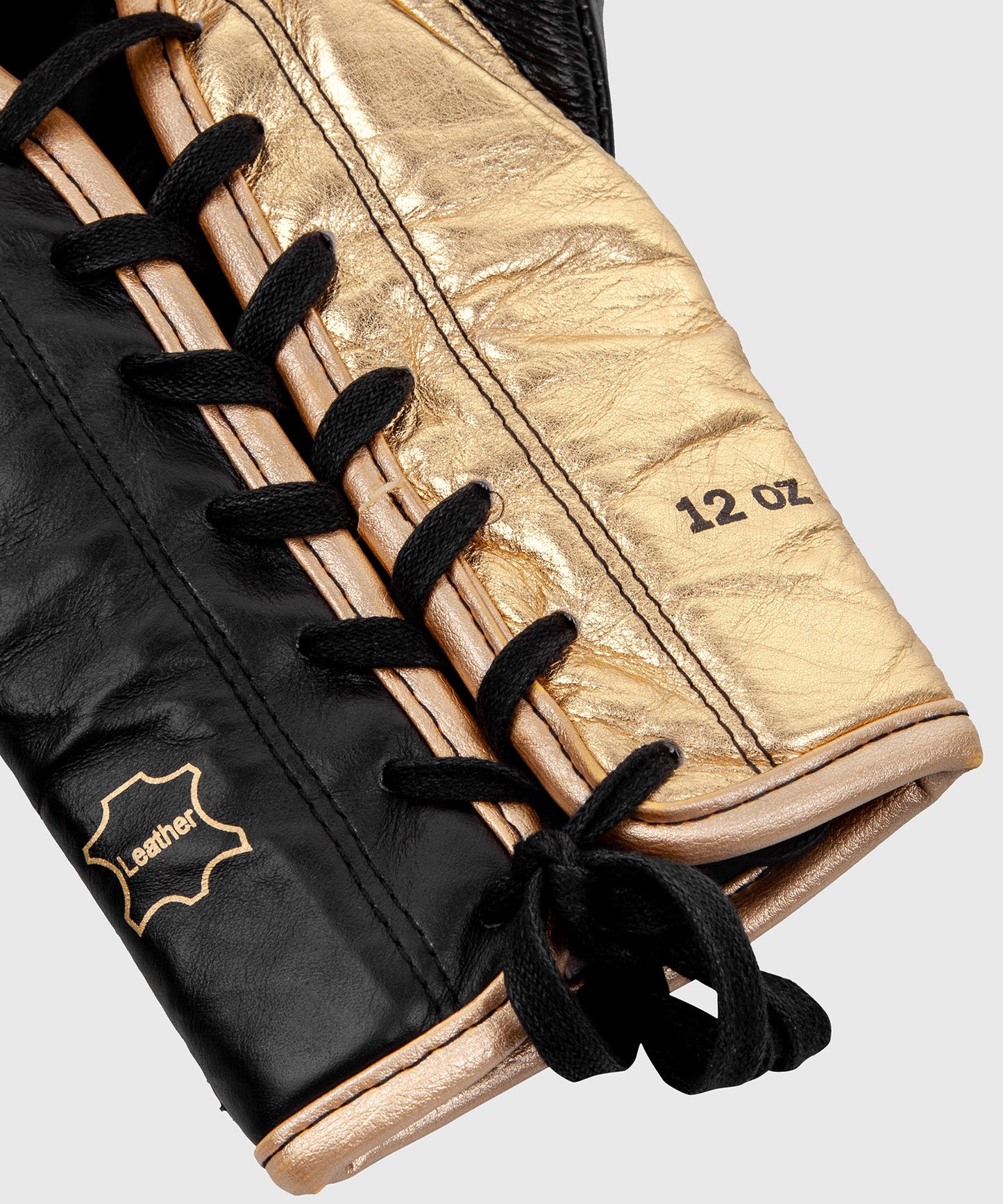 Venum Shield Pro Boxing Gloves With Laces - Black/Gold